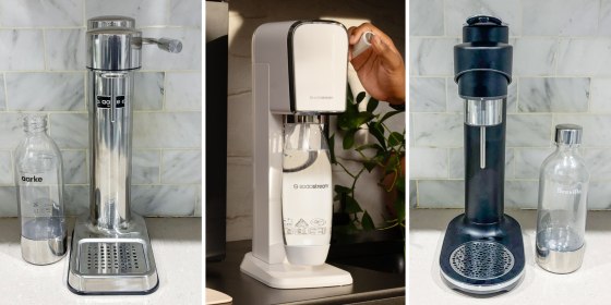 At-home soda makers are incredibly easy to use and take literally seconds to set up.