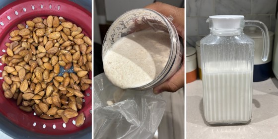 It’s easy to prepare and alter your non-dairy milk recipe with  nut milk bags and cheesecloths.