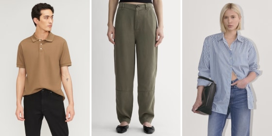 Everlane is known for their streamlined silhouettes and commitment to sustainability.