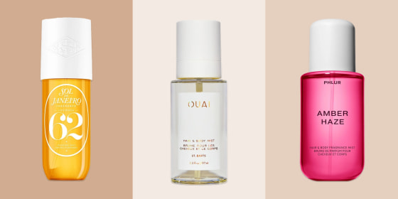 Fragrances specifically formulated for hair have less alcohol in them than standard perfumes, making them less drying.