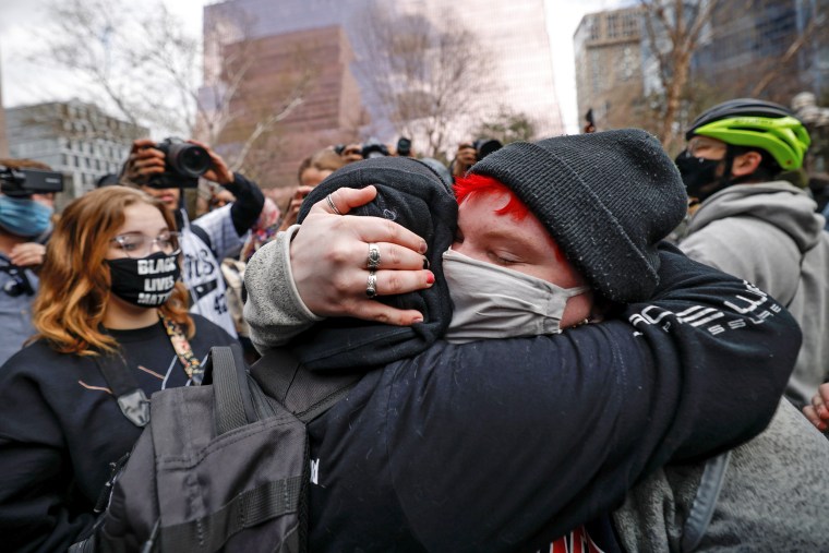 Image: Reaction to the verdict in the trial of former Minneapolis police officer Derek Chauvin