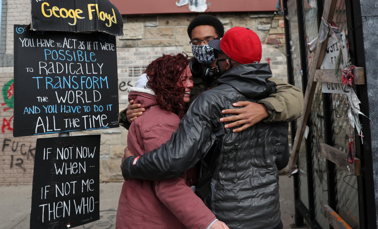 Image: Reaction to the verdict in the trial of former Minneapolis police officer Derek Chauvin