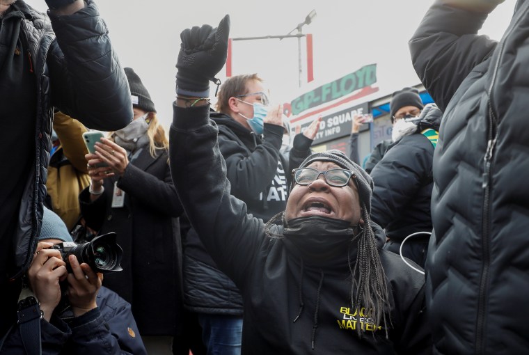 Image: Reaction to the verdict in the trial of former Minneapolis police officer Derek Chauvin