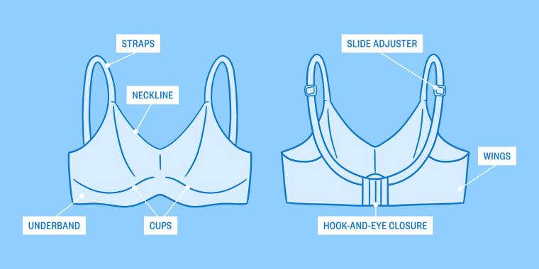 90% of a bra's support comes from its band, experts told me, but other parts, like the straps and cups, impact overall fit.