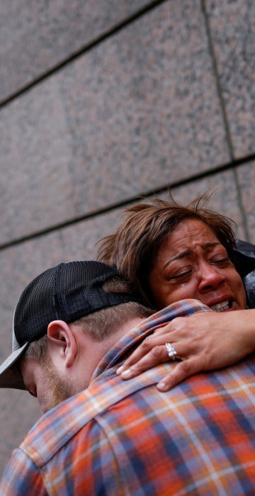 Image: Reaction to the verdict in the trial of former Minneapolis police officer Derek Chauvin