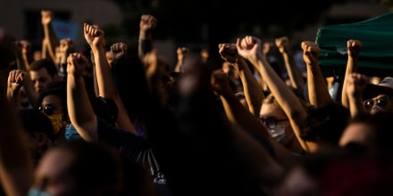 Image: Protests Continue In Louisville Over Police Killings Of African Americans