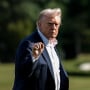 President Trump Returns To White House From New York
